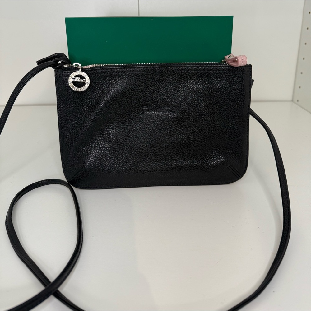 Longchamp Pink Crossbody Bag Sleek Design